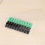 100Pcs Sc/ Component Fiber Optic Quick Connector-Black + Green 2