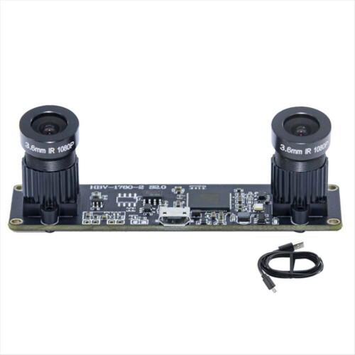 Módulo de cámara de 72 grados OV9732 Módulo de cámara dual de 1 MP y 3,6 mm 2