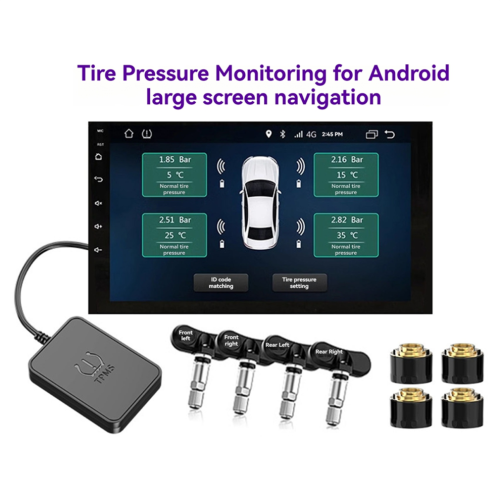 Reservdäck Intern sensor Däcktrycksövervakningssystem USB TPMS 2