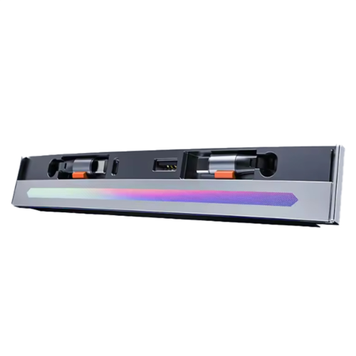 Center Console 84W Retractable Docking Station USB Hub Fast Charger