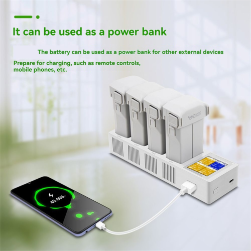 Για μπαταρία Mini 4/3 Pro, φορτιστής μπαταρίας 3950mAh Mini 3 4 κατευθύνσεων 1