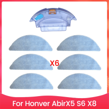 Kit réservoir d'eau et chiffon de nettoyage pour aspirateur Honver Abir X5 S6 X8
