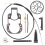 8M0176525 Shift Cable Bellows Kit /Shift Cable Set for 2