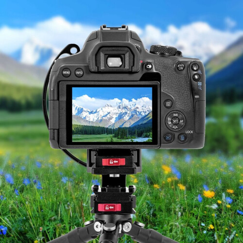 Aluminum Camera Lens Support Bracket Tripod Stabilizer 2