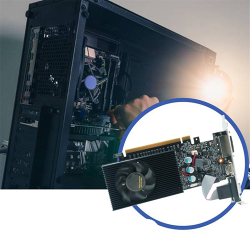 Carte graphique GT730 2 Go, carte graphique GT730 DDR3 64 bits 2