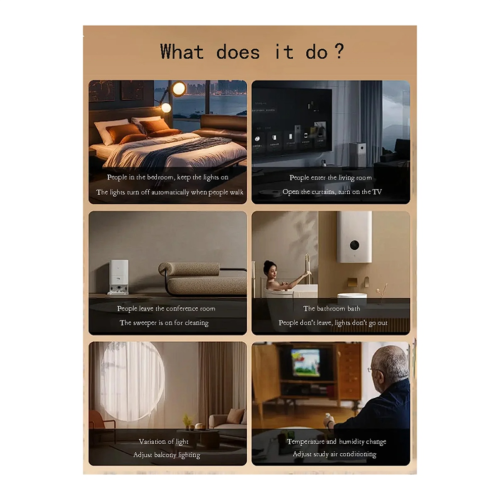 Pour Optimist Smart Home, capteur amélioré 5 en 1 2