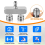 Embouts pour nettoyeur haute pression, embout de buse 2 en 1 3