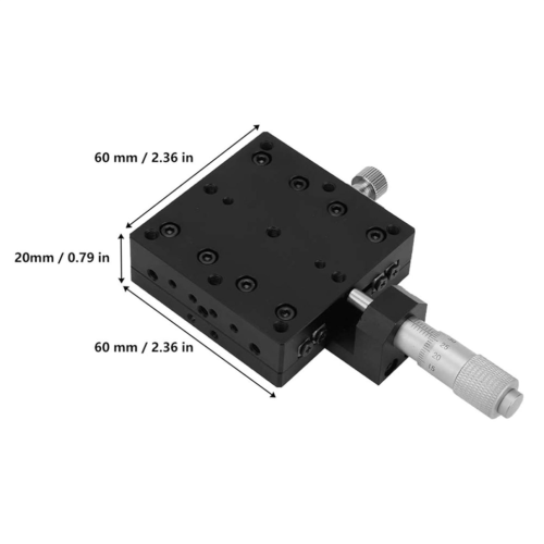 X Micrometer Manual Fine Tuning- Roller Linear Stage 2