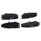 4pcs/Set A/C Vent Outlet Blade Shutter Kit for 3