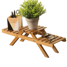 Support pour pot de fleurs, présentoir à fleurs à plusieurs niveaux pour intérieur et extérieur