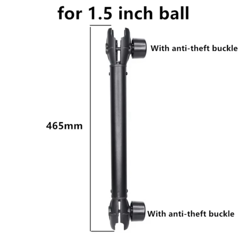 Aluminum Extension Double Socket Arm Powerful Clamp,B 1