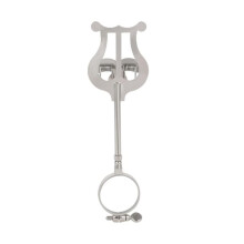 Silverklämma för klarinettlyra, 32 mm metallklämma för nothållare för klarinett, tuba och träblåsinstrument