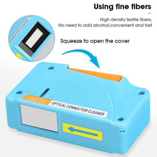 -550 Optical Fiber Connector Cleaner Conector Cleaning Cassette 2