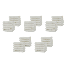 Baby-Musselin-Badetücher, 10er-Packung, Baumwoll-Gesichtstücher für Babys, Weiß
