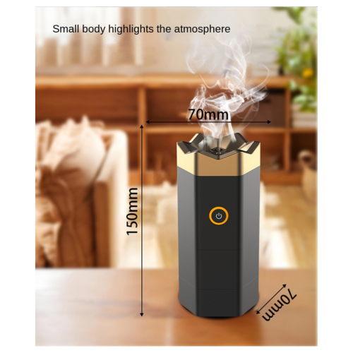 Brûleur d'encens électrique pour la maison, mini brûleur d'encens portable USB 2