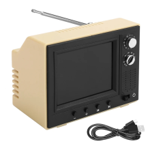 Huonekalulelu Nukkekoti 1:12 Mini Toistettava TV USB-lataus