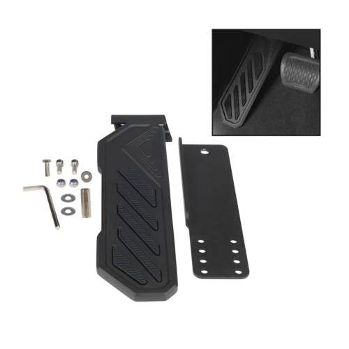 Υποπόδιο Dead Pedal Driver Αριστερό Πλαϊνό Πάνελ Κλωτσιού για Μαύρο 1