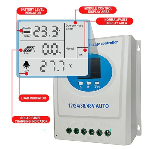 12V/24V/36V/48V Auto 150A MPPT Solar Charge Controller 1