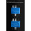 Multiplexer coassiale video HD 1080P AHD/CVI/TVI / 2 canali 3