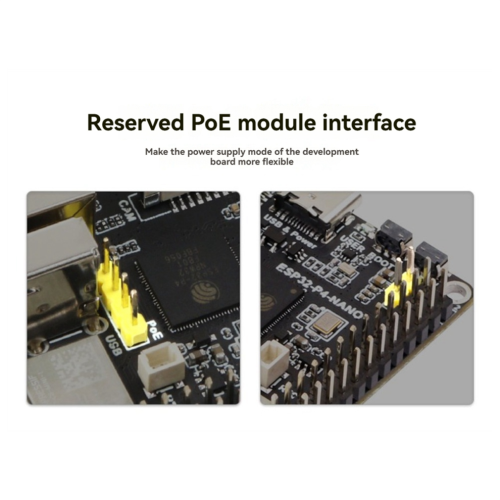ESP32-P4-NANO Development Board+POE Module+Speaker Kit 1