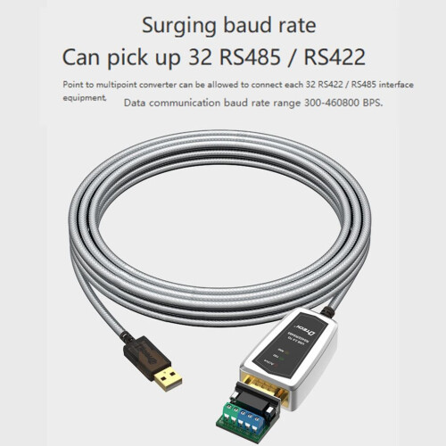 USB 2.0 - RS485 RS422 -sarjamuuntimen sovitinkaapeli 1