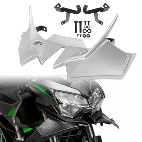 Weiß für Z650 Winglets Frontverkleidung Schnabel 1