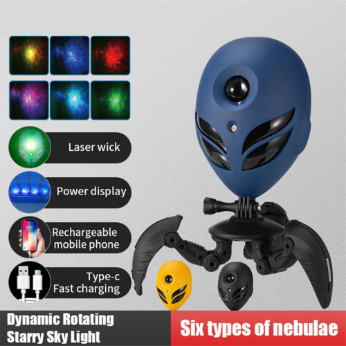 Projecteur d'étoiles LED bleu 1