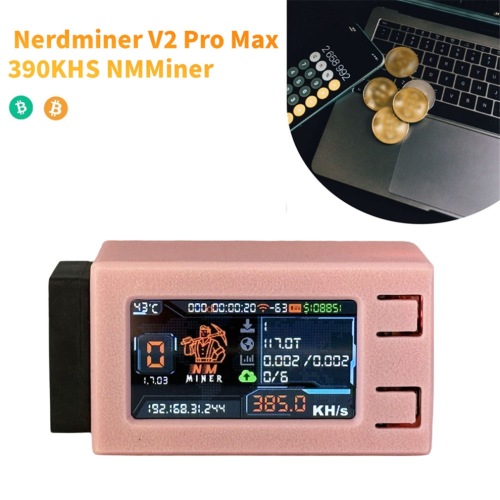 NMMiner Nerdminer V2 Pro Max BTC Solo Lottery Miner 1