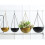 Vaso decorativo da appendere per interni, grande nero + grande oro 3