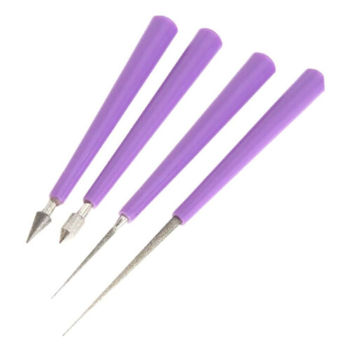 3 σετ βελόνες για χάντρες DIY, ανοιχτήρι τρυπών για χάντρες, 2
