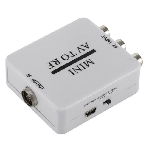 Câble composite A/V vers coaxial / Modulateur coaxial TV 2