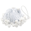 50 attaches élastiques avec boules (blanches) 2