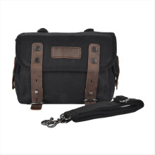 Borsa laterale universale per moto, borsa posteriore stile retrò, borsa da viaggio