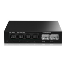 Conmutador Ethernet de 2,5 G y 4 puertos, no administrado, con enchufe europeo