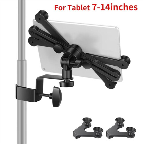 7-14 Inch Adjustable Tablet Holder Mount for Pro Air Mini 1
