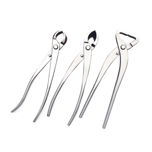 1 Set Bonsai Modeling Tools Round Mouth Scissors + Bevel Scissors
