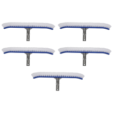 Cepillo de pared de piscina de 18 pulgadas de aluminio para depurador de estanque y spa