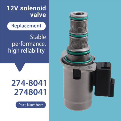 Électrovanne 12 V 274-8041 pour chargeuse 420E 428E 430E 420F 2