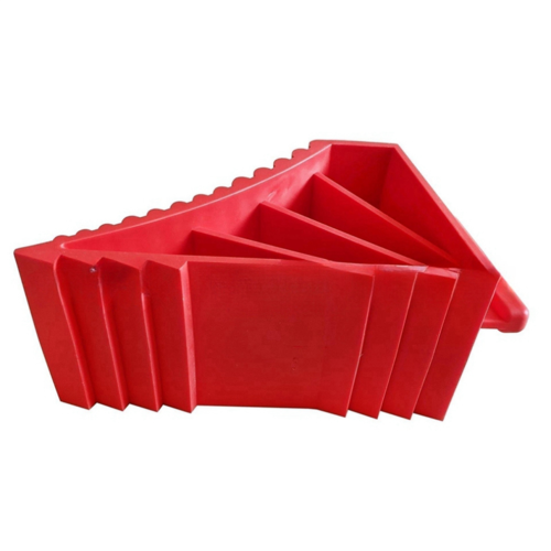 2 cunei per ruote in plastica resistente, cunei per pneumatici per roulotte 2