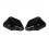 Paramani deflettori per moto BMW, colore nero 1