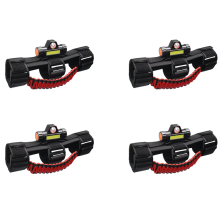Asideros de barra antivuelco con luz de techo para color rojo