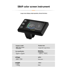 Controlador sin escobillas S869 de 36 V/48 V y 22 A para reparación de bicicletas eléctricas y scooters