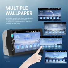Autoradio doppio DIN da 7 pollici con supporto per Carplay cablato/Mirror Link/FM,