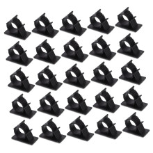 Selbstklebendes Wasserrohrschellen-Set, 10 Stück, Schlauchschellen für Kabel, Schläuche und Rohre, Schnellverschluss,