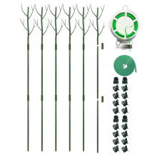 Set di fascette e supporti per piante di Monstera, picchetti di supporto per piante
