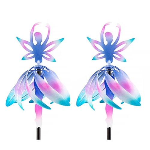 Girouette solaire Fleur porte-bonheur