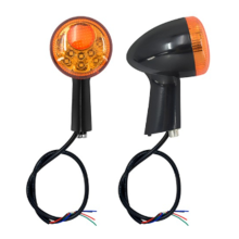 Lot de 2 feux arrière clignotants LED pour moto