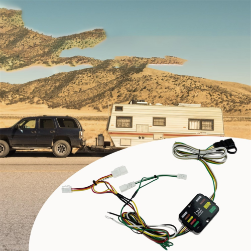 4 Way Trailer Wiring Harness, Flat Trailer Light Connector Assembly 1