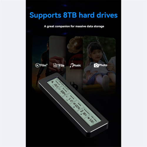 Boîtier SSD M.2 USB 3.2 Gen2 Type C 20 Gbit/s PCIe 1