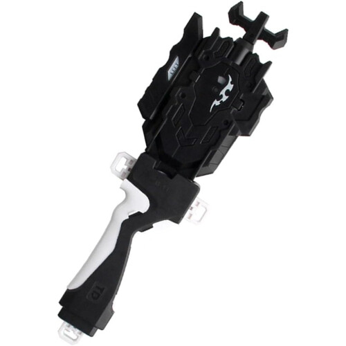Double loop toy with string and handle  Black 2